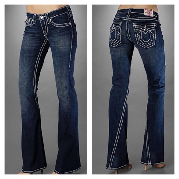 high waisted floral jeans